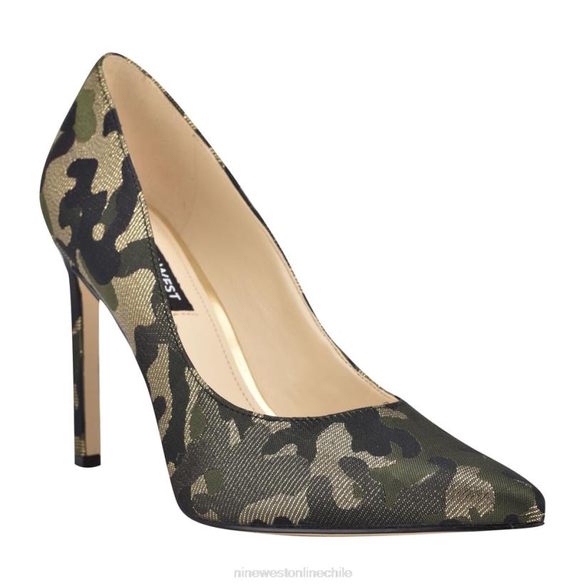 Nine West zapatos tatiana con punta puntiaguda 2Z2T1482 camuflaje metalico Nine West sandals