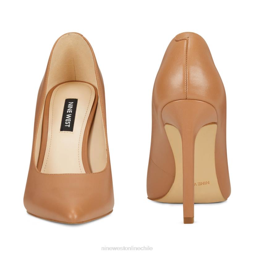 Nine West zapatos tatiana con punta puntiaguda 2Z2T1485 cuero natural Nine West chile outlet