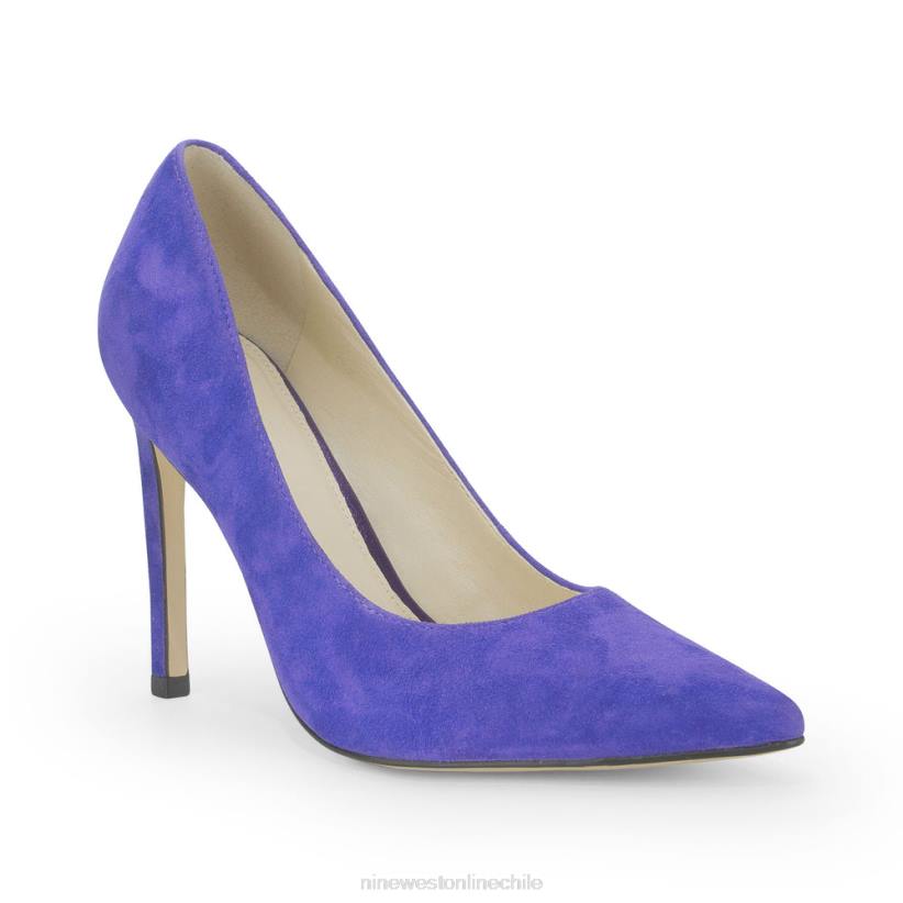 Nine West zapatos tatiana con punta puntiaguda 2Z2T1508 ante morado medio Nine West chile carteras