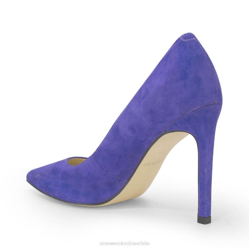 Nine West zapatos tatiana con punta puntiaguda 2Z2T1508 ante morado medio Nine West chile carteras
