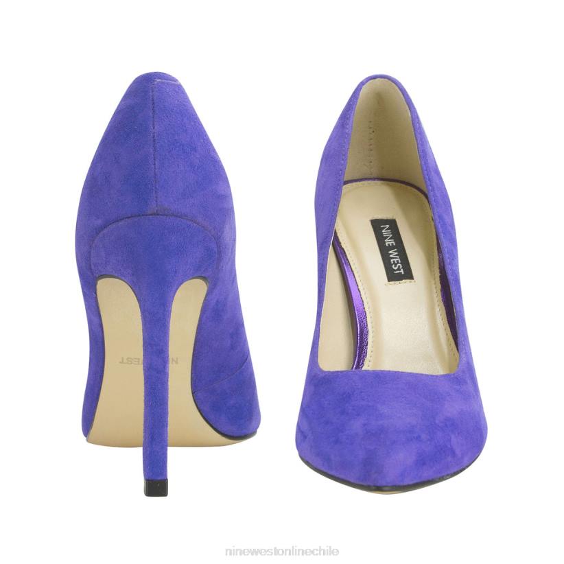 Nine West zapatos tatiana con punta puntiaguda 2Z2T1508 ante morado medio Nine West chile carteras