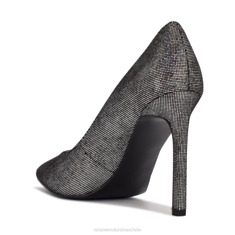 Nine West zapatos tatiana con punta puntiaguda 2Z2T1526 holográfico plateado/negro Nine West chile carteras