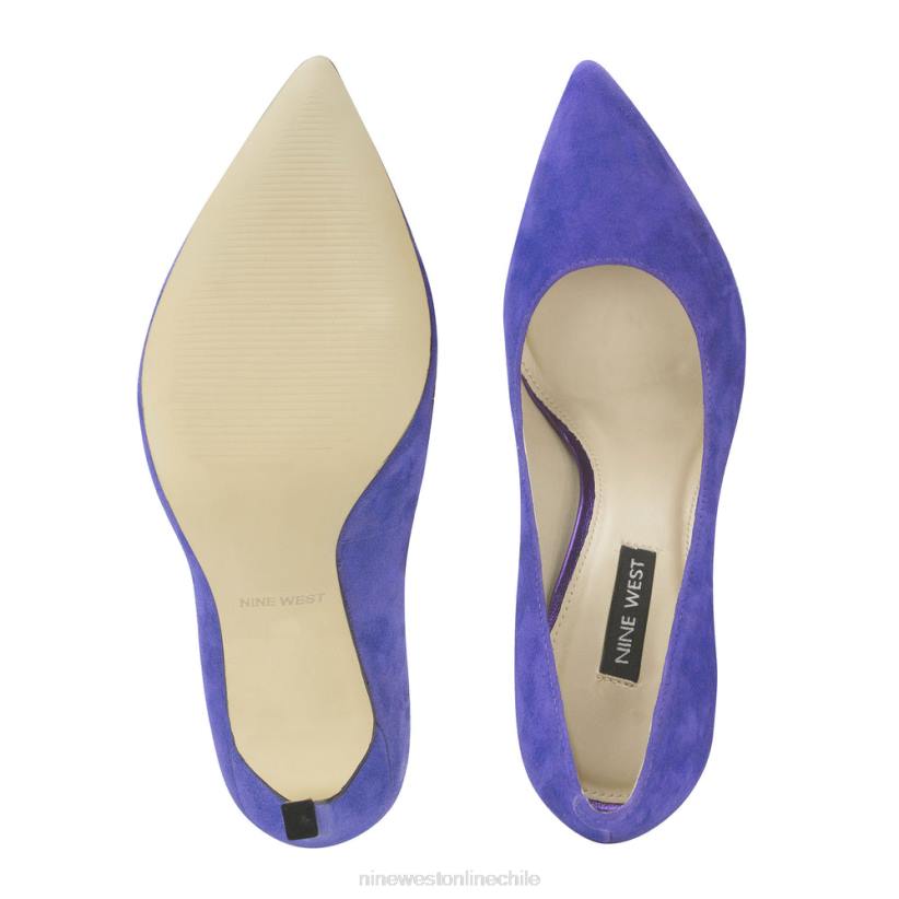 Nine West zapatos tatiana con punta puntiaguda 2Z2T921 ante morado medio Nine West chile outlet