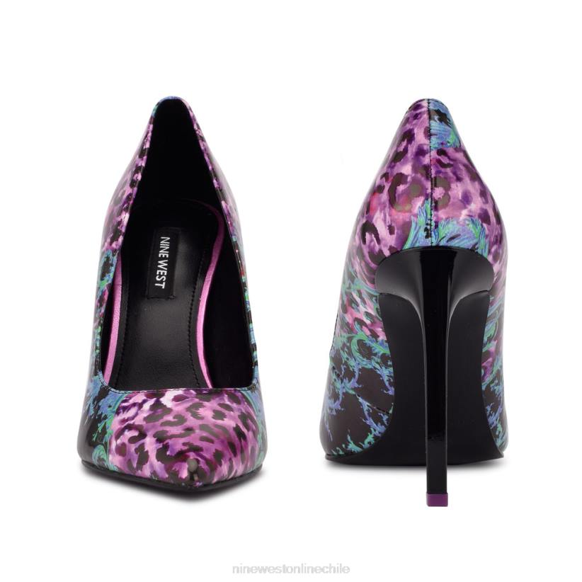 Nine West zapatos tatiana con punta puntiaguda 2Z2T983 patente múltiple púrpura Nine West shoes