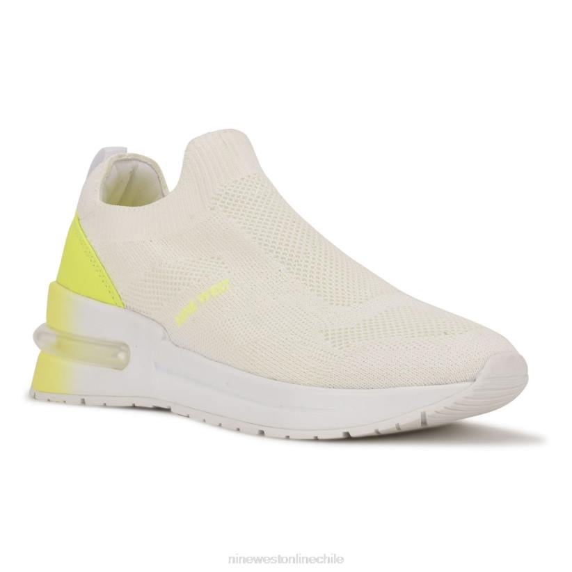 Nine West foto zapatillas sin cordones 2Z2T1067 punto blanco lima Nine West shoes