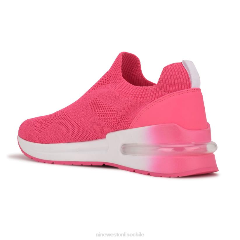 Nine West foto zapatillas sin cordones 2Z2T1068 punto rosa neón Nine West sandals