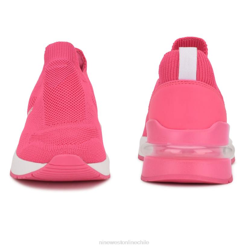 Nine West foto zapatillas sin cordones 2Z2T1068 punto rosa neón Nine West sandals