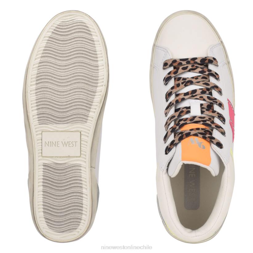 Nine West zapatillas altas stunnah 2Z2T2910 neón blanco múltiple Nine West shoes