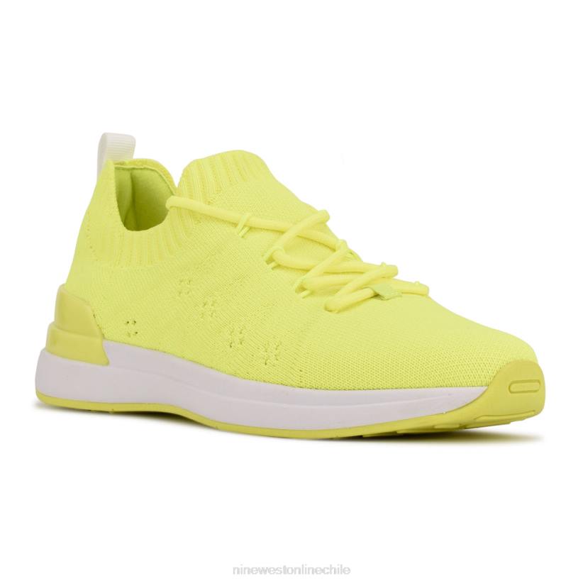 Nine West zapatillas de punto 2Z2T965 lima neón Nine West shoes