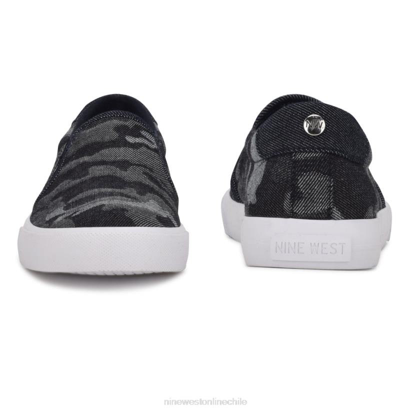 Nine West zapatillas sin cordones lala 2Z2T880 camuflaje de mezclilla Nine West cartera negra